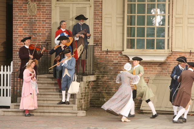 Performers in Colonial Williamsburg